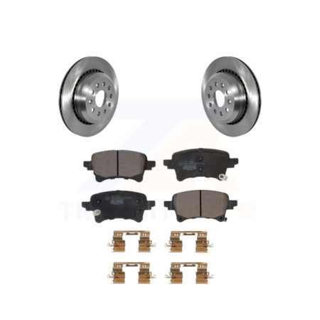 Rear Disc Brake Rotors And Ceramic Pads Kit For Jeep Gladiator Wrangler K8T-104018