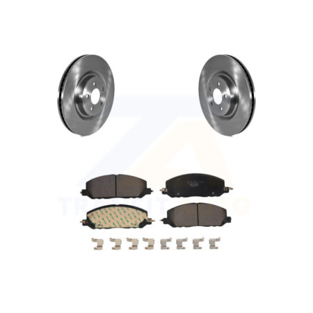 Front Brake Rotors & Ceramic Pad Kit For Ford Explorer Lincoln Aviator Police Interceptor K8T-104038