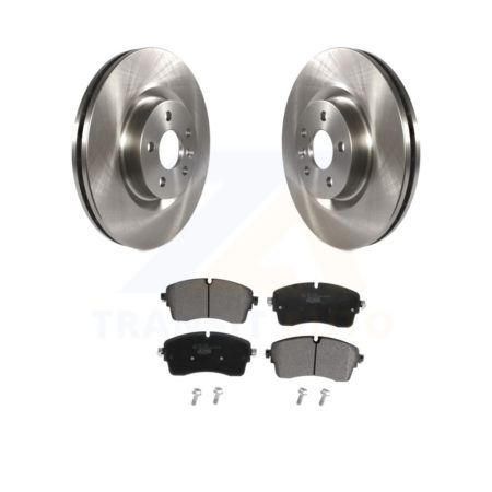 Front Brake Rotor & Ceramic Pad Kit For 2018 Jaguar E-Pace S SE With 325mm Diameter K8T-104042