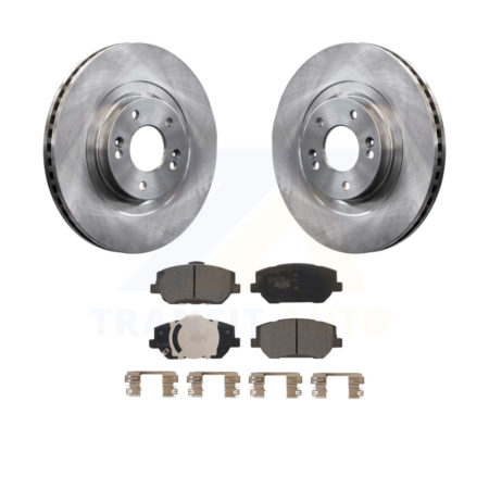 Front Disc Brake Rotors And Ceramic Pads Kit For 2019-2020 Hyundai Santa Fe K8T-104044