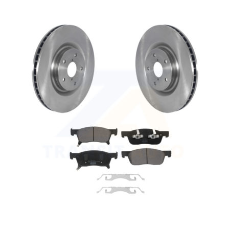 Front Disc Brake Rotors And Ceramic Pads Kit For 2019-2022 Subaru Ascent K8T-104045