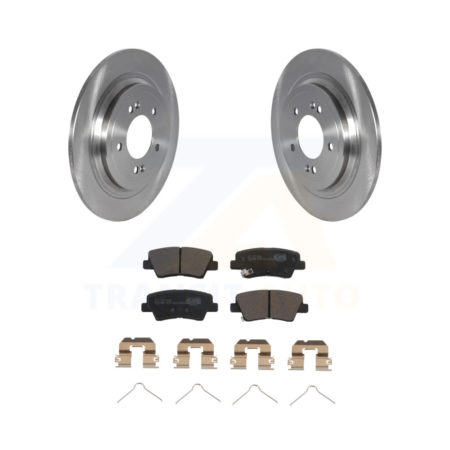 Rear Disc Brake Rotors And Ceramic Pads Kit For Kia Sportage Hyundai Tucson Nexo K8T-104066