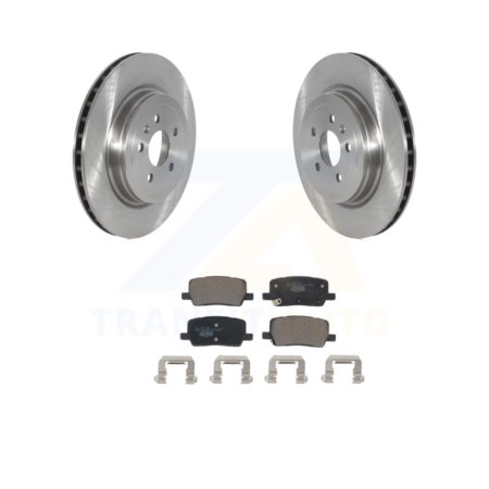 Rear Disc Brake Rotors And Ceramic Pads Kit For Tesla S X With Single Piston Caliper K8T-104070