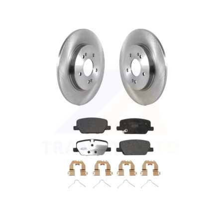 Rear Disc Brake Rotors And Ceramic Pads Kit For Hyundai Santa Fe Kia Telluride Palisade K8T-104100
