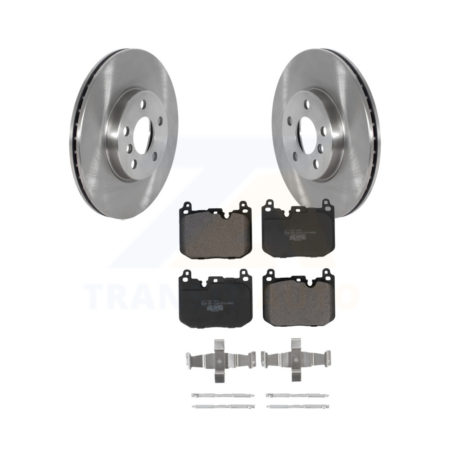 Front Brake Rotors Ceramic Pad Kit For 2017-2020 Mini Cooper Clubman S With Sport Package K8T-104103