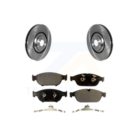 Front Disc Brake Rotors And Ceramic Pads Kit For Audi A8 Quattro K8T-104216