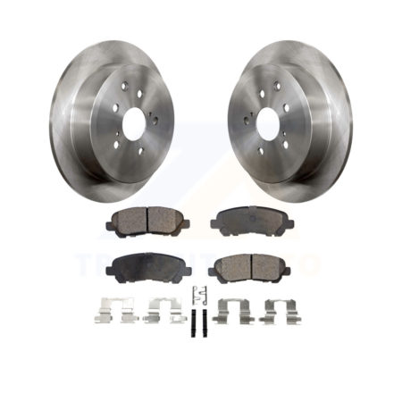 Rear Disc Brake Rotors And Ceramic Pads Kit For Toyota Highlander K8T-104342