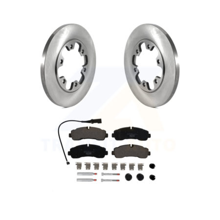 Rear Disc Brake Rotors And Ceramic Pads Kit For Ford Transit-350 HD K8T-104344