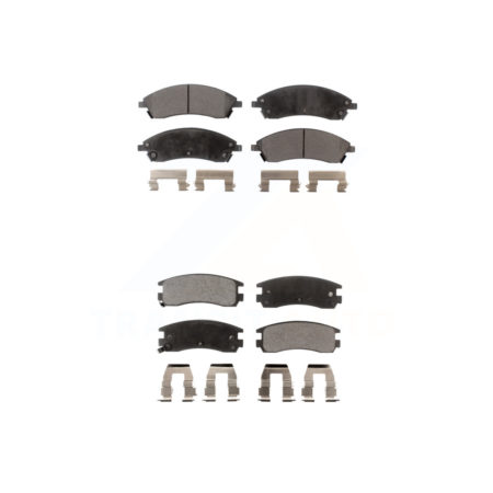 Front Rear Ceramic Brake Pads Kit For 2004 Pontiac Bonneville GXP KTC-100020