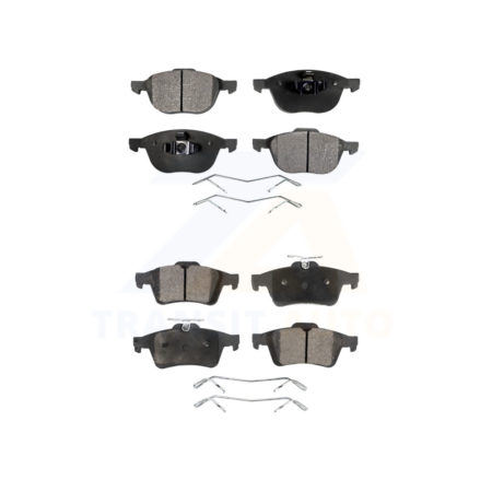 Front Rear Ceramic Brake Pad Kit For Ford Focus Escape Mazda 3 Volvo 5 C-Max EcoSport S40 KTC-100027