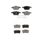 Front Rear Ceramic Brake Pads Kit For Ford Focus KTC-100029