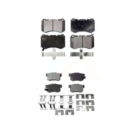 Front Rear Ceramic Brake Pads Kit For Acura TL KTC-100035