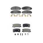 Front Rear Ceramic Brake Pads Kit For 2008-2009 Dodge Caliber SRT-4 KTC-100038