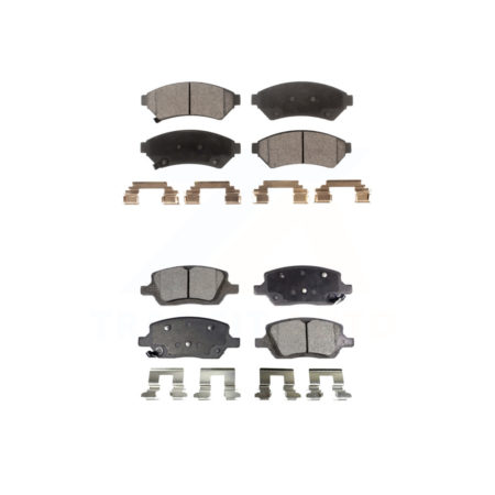 Front Rear Ceramic Brake Pad Kit For Chevrolet Uplander Pontiac Montana Buick Terraza VPG KTC-100048