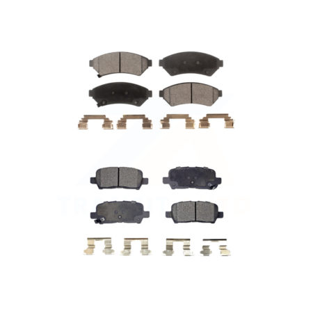 Front Rear Ceramic Brake Pads Kit For Pontiac Grand Prix Buick LaCrosse Allure KTC-100049