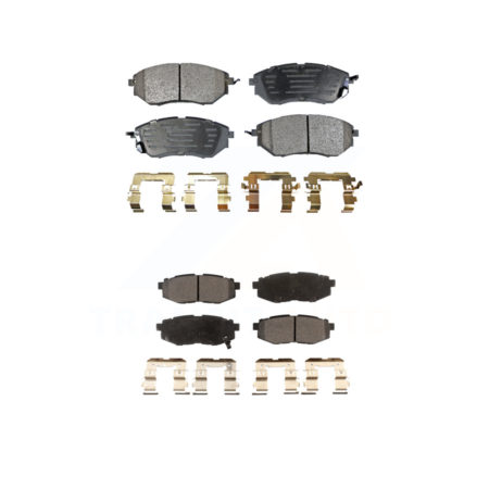 Front Rear Ceramic Brake Pads Kit For Subaru Forester Outback Legacy Tribeca B9 KTC-100051