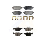 Front Rear Ceramic Brake Pads Kit For Subaru Outback Legacy WRX KTC-100052