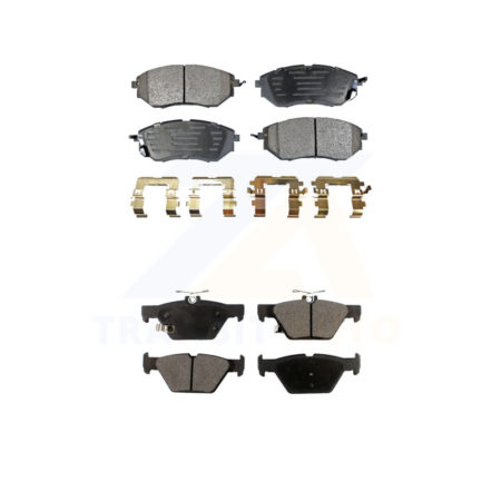 Front Rear Ceramic Brake Pads Kit For Subaru Outback Legacy WRX KTC-100052