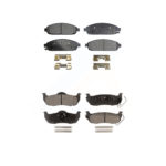 Front Rear Ceramic Brake Pads Kit For Jeep Grand Cherokee Commander KTC-100054