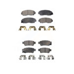 Front Rear Ceramic Brake Pads Kit For 2005-2010 Honda Odyssey KTC-100059
