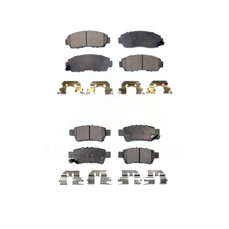 Front Rear Ceramic Brake Pads Kit For 2005-2010 Honda Odyssey KTC-100059