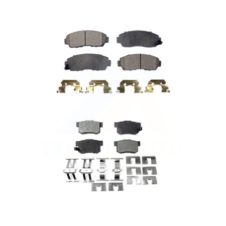 Front Rear Ceramic Brake Pads Kit For Acura RDX KTC-100060