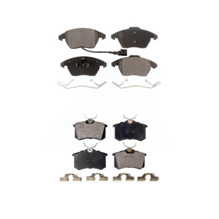 Front Rear Ceramic Brake Pads Kit For Volkswagen Jetta Beetle Golf KTC-100068