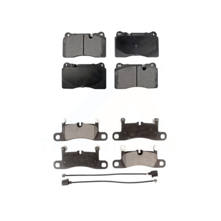 Front Rear Ceramic Brake Pads Kit For 11-15 Volkswagen Touareg With 330mm Diameter Rotor KTC-100088