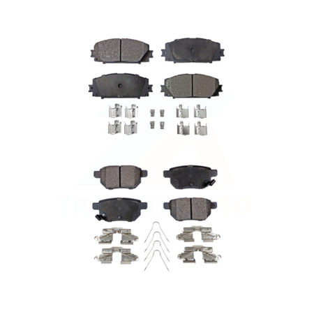 Front Rear Ceramic Brake Pads Kit For Toyota Yaris KTC-100093