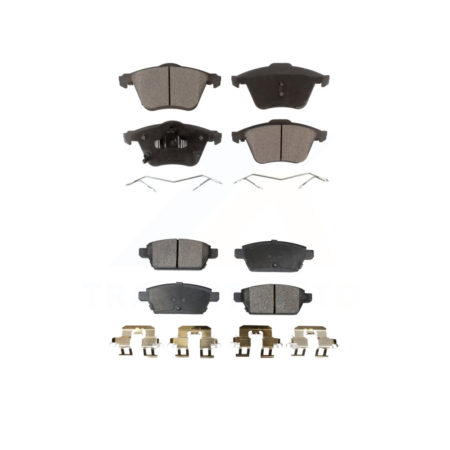 Front Rear Ceramic Brake Pads Kit For 2006-2007 Mazda 6 Mazdaspeed KTC-100095