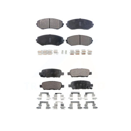 Front Rear Ceramic Brake Pads Kit For 2007-2013 Suzuki Grand Vitara KTC-100096