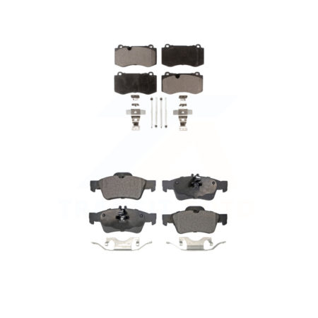 Front Rear Ceramic Brake Pads Kit For Mercedes-Benz S550 SL550 CL550 S600 S350 S400 CL600 KTC-100110