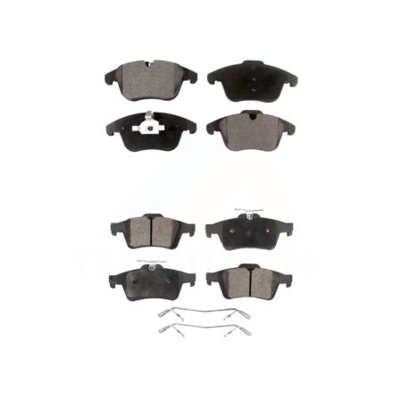 Front Rear Ceramic Brake Pads Kit For Jaguar XF XK XJ8 Vanden Plas S-Type KTC-100112