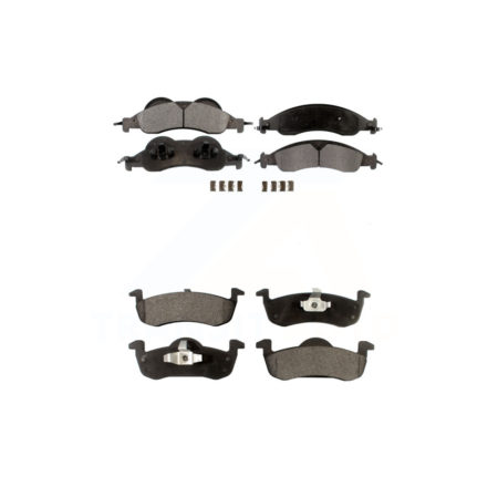 Front Rear Ceramic Brake Pads Kit For 2007-2009 Ford Expedition Lincoln Navigator KTC-100119