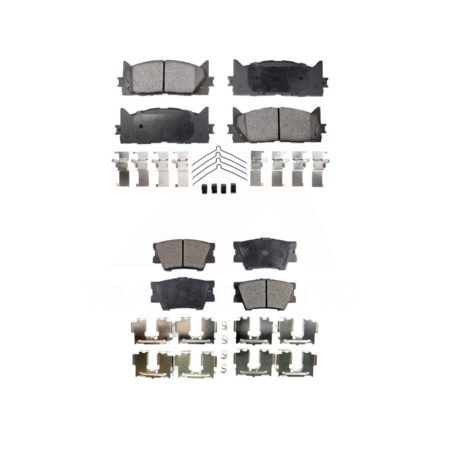 Front Rear Ceramic Brake Pads Kit For Toyota Camry Lexus ES350 Avalon ES300h KTC-100121