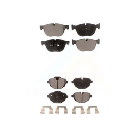 Front Rear Ceramic Brake Pads Kit For 2017 BMW X4 M40i KTC-100123