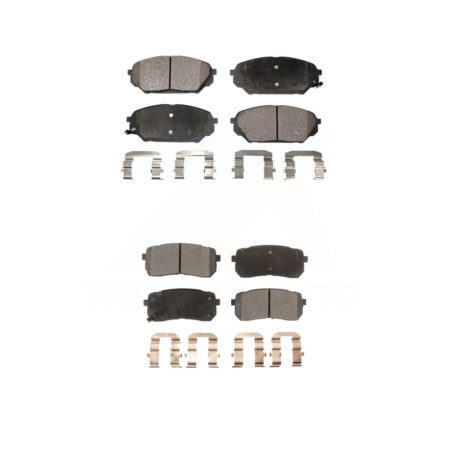 Front Rear Ceramic Brake Pads Kit For 2007-2012 Hyundai Veracruz KTC-100129