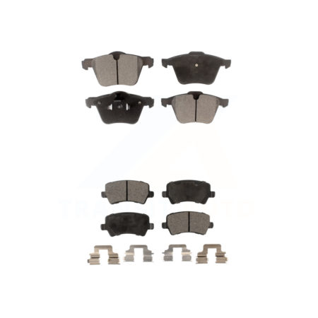 Front Rear Ceramic Brake Pads Kit For Volvo S60 XC70 S80 V60 Cross Country V70 KTC-100131