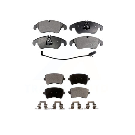 Front Rear Ceramic Brake Pads Kit For Audi Q5 A4 Quattro A5 allroad S5 KTC-100138