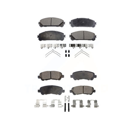 Front Rear Ceramic Brake Pads Kit For Toyota Highlander KTC-100140