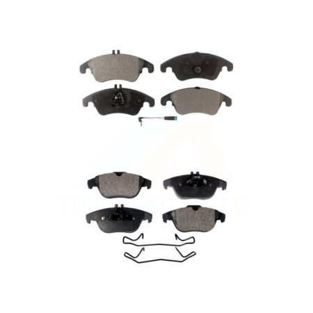 Front Rear Ceramic Brake Pads Kit For Mercedes-Benz E350 C300 C250 C350 E550 E400 KTC-100152