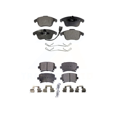 Front Rear Ceramic Brake Pads Kit For Volkswagen Tiguan Audi Q3 Limited Quattro KTC-100168