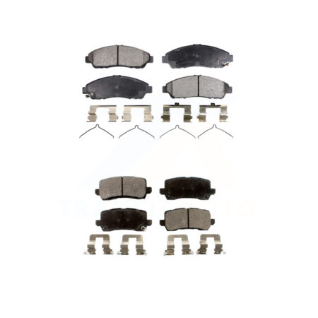 Front Rear Ceramic Brake Pads Kit For 2014-2020 Acura RLX Sport Hybrid SH-AWD KTC-100172
