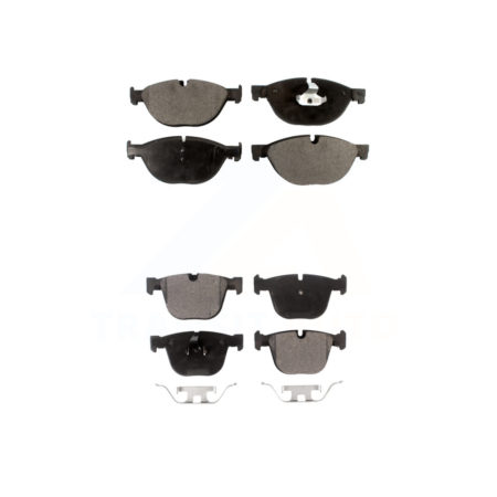 Front Rear Ceramic Brake Pad Kit For BMW 750Li xDrive 750i 740Li 740i 535i GT 550i Alpina KTC-100189