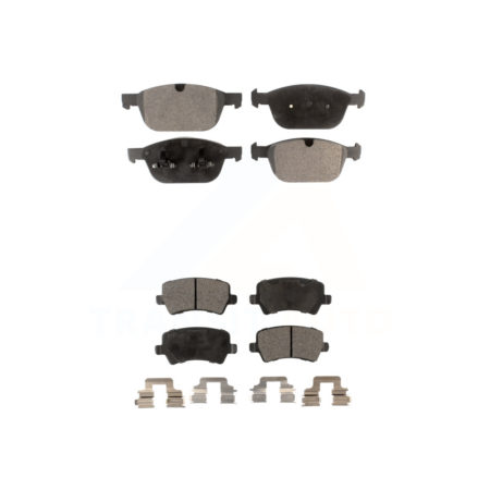 Front Rear Ceramic Brake Pads Kit For 2010-2015 Volvo XC60 KTC-100191