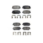 Front Rear Ceramic Brake Pads Kit For Hyundai Genesis Coupe KTC-100193