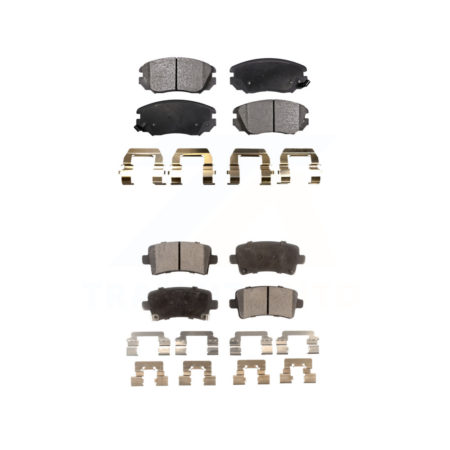 Front Rear Ceramic Brake Pad Kit For Chevrolet Malibu Buick Impala LaCrosse Regal Limited KTC-100200