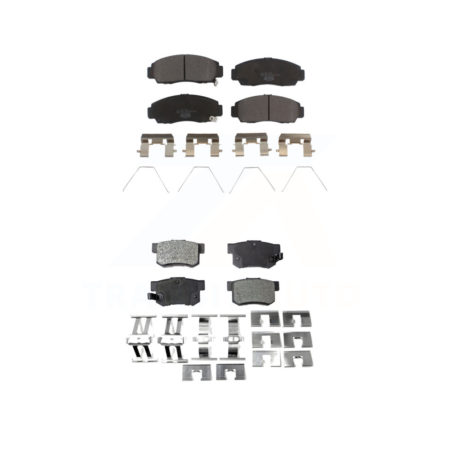 Front Rear Ceramic Brake Pads Kit For 2015 Honda Civic Natural Gas KTC-100225