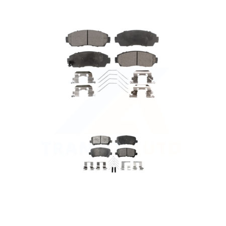 Front Rear Ceramic Brake Pads Kit For 2011-2017 Honda Odyssey KTC-100232