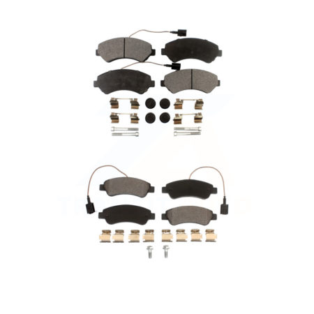 Front Rear Ceramic Brake Pads Kit For Ram ProMaster 1500 2500 3500 KTC-100240